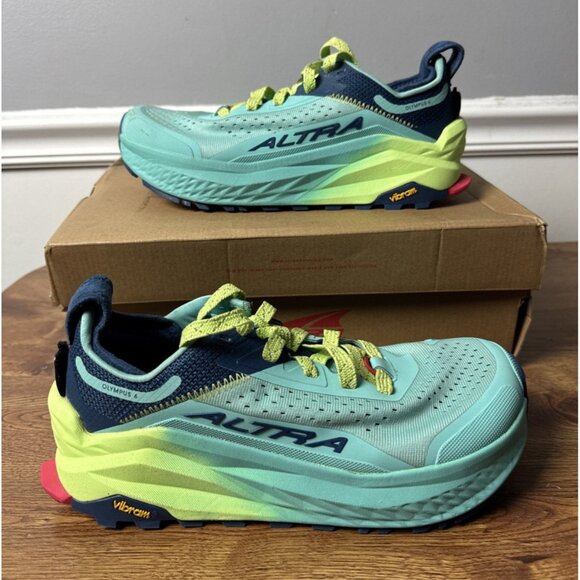 Altra Women's Olympus 6 Running Shoes, Teal, US 8.5 - USED - Picture 1 of 9